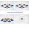 LED pendant lamp XW816 with remote control Light color / brightness adjustable Acrylic shade painted metal frame