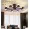 LED ceiling light 9072 with remote control light color / brightness adjustable acrylic shade painted metal frame