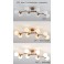 Ceiling light XW817 E14 illuminant included. Light color warm white cool white with switch controllable