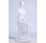 CH-36 Male Female Abstract Mannequin Nice Face White 