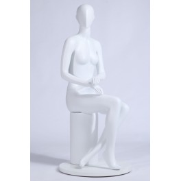 CH-36 Male Female Abstract Mannequin Nice Face White 