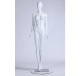 S-12 Female Abstract Mannequin Nice Face White 