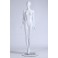 S-12 Female Abstract Mannequin Nice Face White 