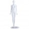 S-12 Female Abstract Mannequin Nice Face White 