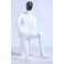 SD-07 Male Abstract Mannequin Electroplating Mask White 