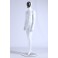 YSM-3 Male Abstract Mannequin Electroplating Mask White 