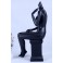 X-4 Mannequin black matt lacquered high quality without head
