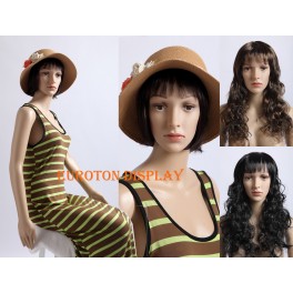 SF-6 two wigs free sitting mannequin