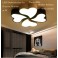 XW108 LED ceiling light with remote control light color / brightness adjustable acrylic shade, heart shape A +