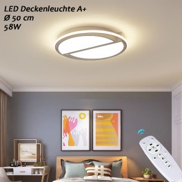 LED Deckenleuchte 8990 8992 mit Kelvin einstellbar 4500 Innen Rahmen A+ Kaltweiß Lichtfarbe/Helligkeit Fernbedienung